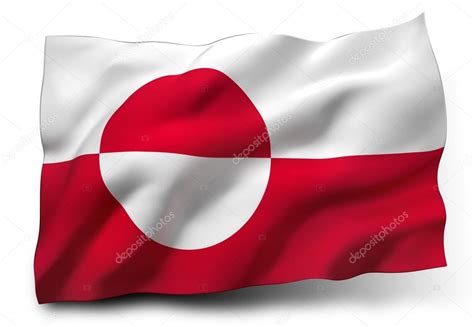 Flag of Greenland — Stock Photo © titoOnz #69331103