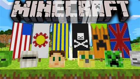 Minecraft 1.8 Snapshot: How to Dye Banners, Custom Flags, Survival Monster Heads, Lightning ...