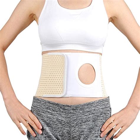 Whthteey Elastic Ostomy Hernia Belt for Waist Abdominal with Stoma ...