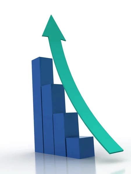 Sales growth chart. — Stock Photo © 3DDock #52045365