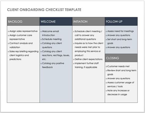 Onboarding Client Template