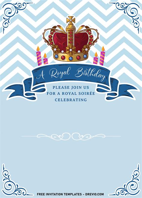 8+ Royal Baby Showe Invitation Templates | Download Hundreds FREE PRINTABLE Birthday Invitation ...