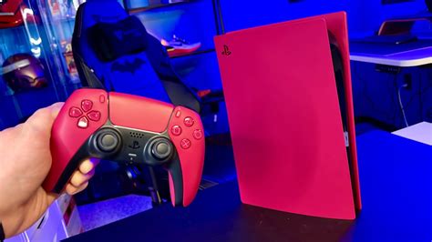 Cosmic Red PS5 Face Covers UNBOXING + REVIEW - YouTube