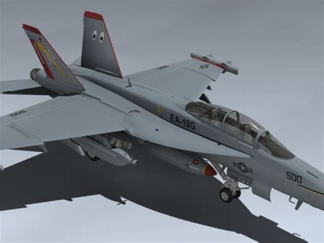 EA-18G Growler 3d Model by Mesh Factory