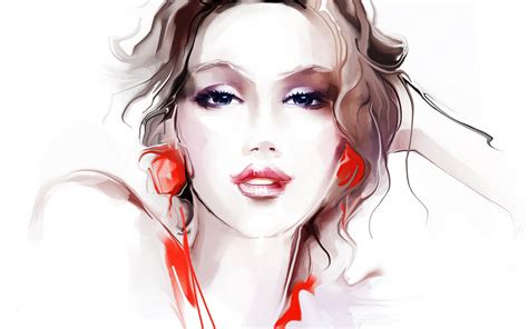 painting beautiful girl - Clip Art Library