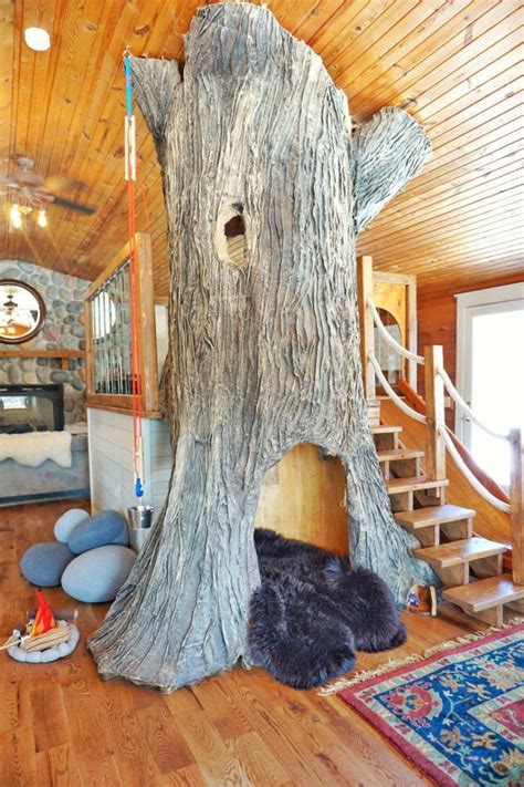 Dieses erstaunliche "Indoor Tree House" lässt jedes Kind wahr werden ...