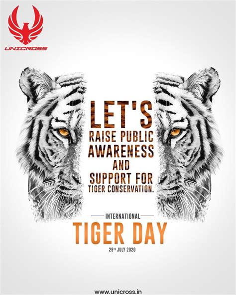 International Tiger Day. | Tiger poster, Save the tiger, Project tiger