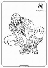 Marvel Hero Spiderman Pdf Coloring Pages High Quality Free Printable  sketch template