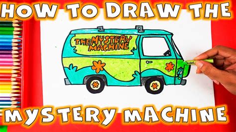 how to draw the mystery machine from scooby doo - YouTube