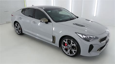 KIA STINGER GT Ceramic Grey Auto Sedan K009257 - YouTube