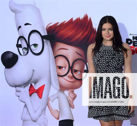 Cast member Ariel Winter, the voice of Penny Peterson in the animated motion picture Mr. Peabody