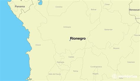 Where is Rionegro, Colombia? / Rionegro, Antioquia Map - WorldAtlas.com