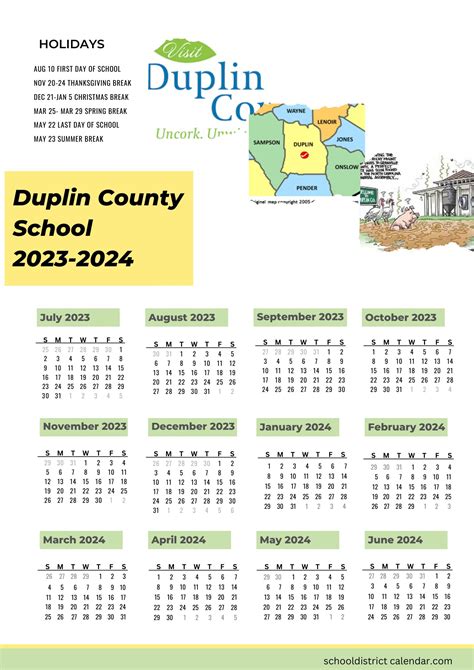 Duplin County School Calendar 2023 - Schoolcalendars.net