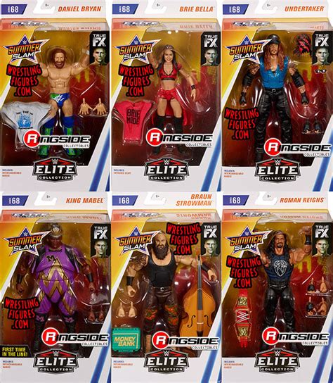 WWE Elite 68 - Complete Set of 6 WWE Toy Wrestling Action Figures by ...