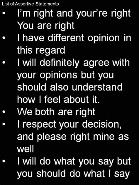 Life Coach Bloggers: List of Assertive, Aggressive and Passive Phrases ...