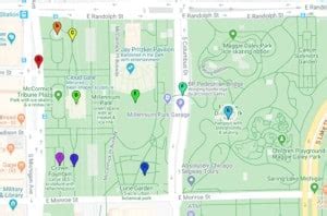 Millennium Parking Garage Map | Dandk Organizer