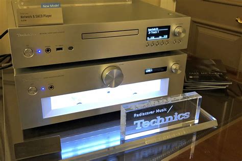 The Technics Grand Class SL-G700 Network Super Audio CD Player plays discs and streams high-res ...