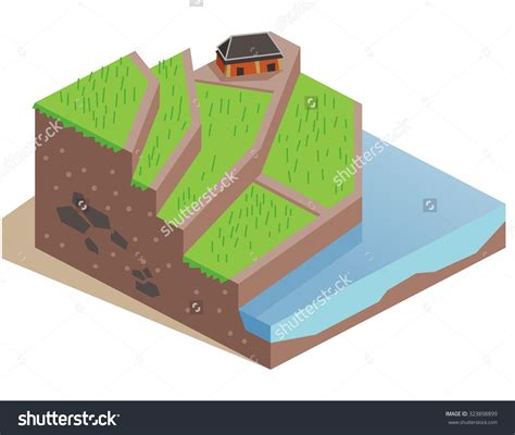 Terrace farming clipart - Clipground