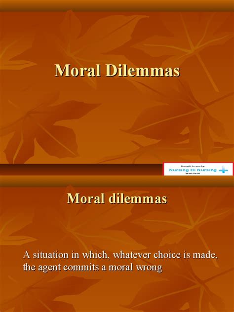 Moral Dilemma PDF | PDF | Morality | Philosophical Theories