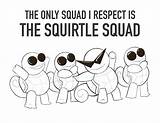 Squirtle Squad Coloring Pages Sketch Page sketch template