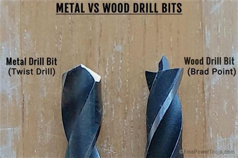 Wood vs. Metal Drill Bits. Identify Differences & Types