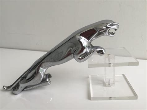 Jaguar-Leaping Jag - original chrome-plated hood ornament - - Catawiki