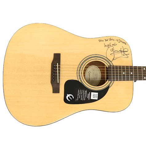 Charitybuzz: Glen Hansard Epiphone Autographed Guitar - Lot 920802