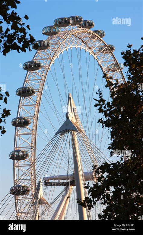 Hungerford Bridge and London Eye; London; England Stock Photo - Alamy