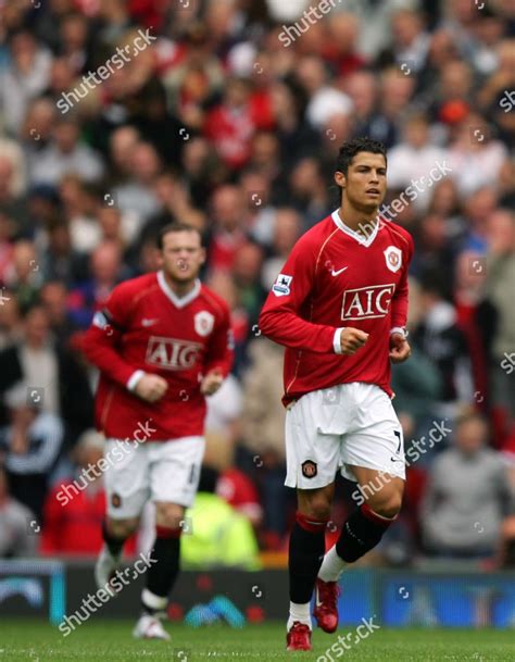 Wayne Rooney Cristiano Ronaldo Manchester United Editorial Stock Photo ...