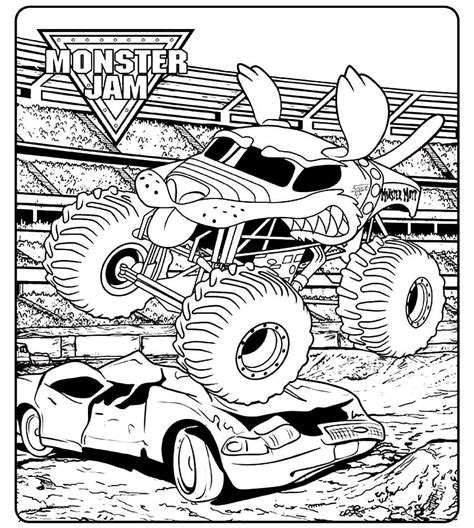 Scooby Doo Monster Truck Coloring Pages