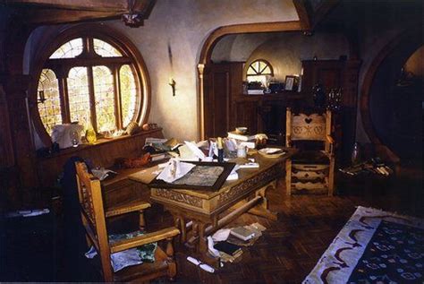 Hobbit Hole: this might also be a dining table, but I think it's a work table/area thing. | The ...