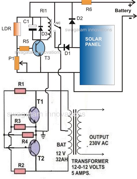 1kva Solar Inverter Circuit Diagram