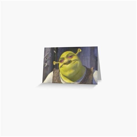 "Crying Shrek Meme " Greeting Card by debracornell97 | Redbubble