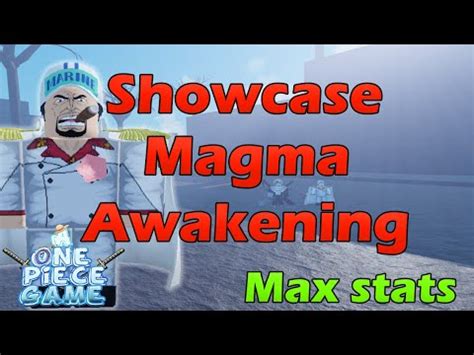 Showcase Magma Awakening | Max stats | AOPG - YouTube