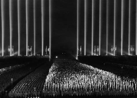 The Cathedral of Light of the Nazi rallies in rare pictures, 1937 - Rare Historical Photos