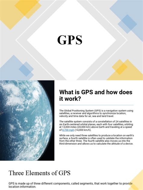 History of GPS | PDF