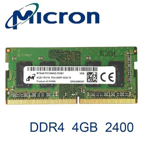 Micron DDR4 4GB 1Rx16 PC4-2400T Laptop RAM Memory Module | Shopee Philippines