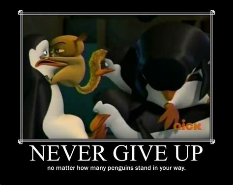 Never give up! | Penguins of madagascar, Penguins, Kids tv