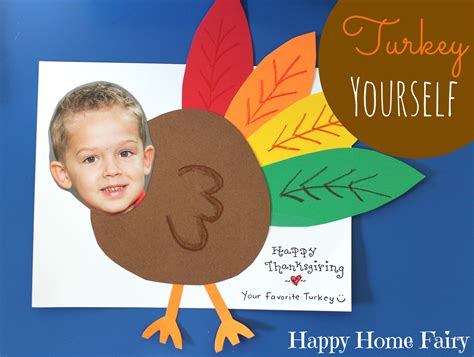 CUTE CRAFT ALERT - Turkey Yourself - Happy Home Fairy