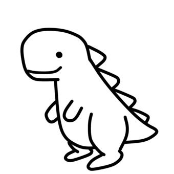 Free Vectors | dinosaur coloring pages