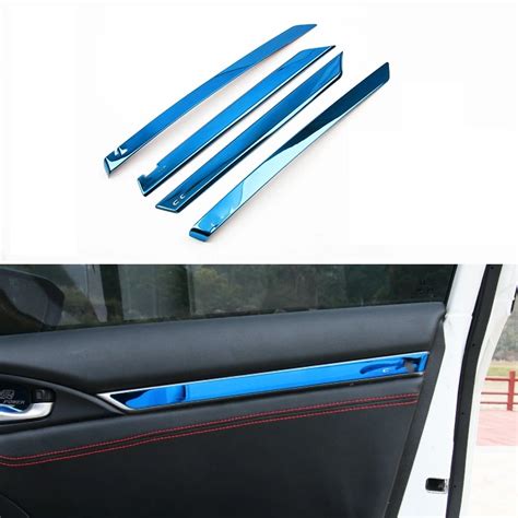 Car Interior Mouldings For Honda Civic 10th Gen Accessories 2016 2017 ...