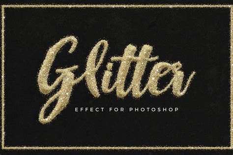 Glitter Text Effect for Photoshop — Medialoot