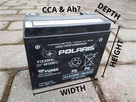 ATV Battery Size Guide (Physical Dimensions & Capacity)