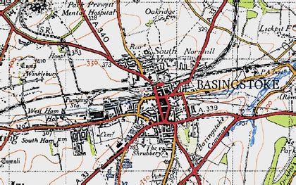 Road Map Of Basingstoke