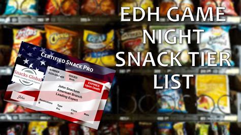 MTG Commander/EDH Game Night Snack Tier List! - YouTube