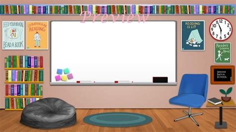 Bitmoji Classroom Template Reading/english - Etsy | Classroom background, Classroom interior ...