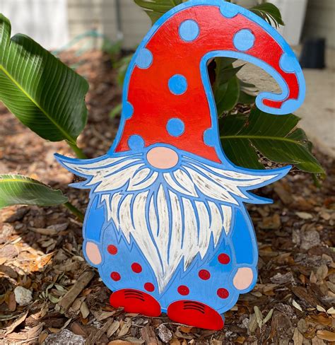 Garden Gnome Garden Gnome 2 Ft Tall Outdoor Decor Lawn | Etsy