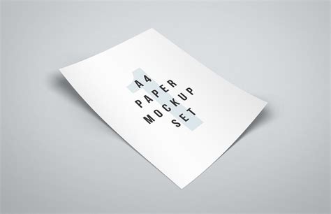 Free A4 Paper Mockup Set | Paper mockup, Paper, A4 paper