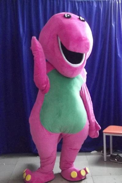 Custom Purple Barney Mascot Costumes Christmas Birthday Party Womens ...