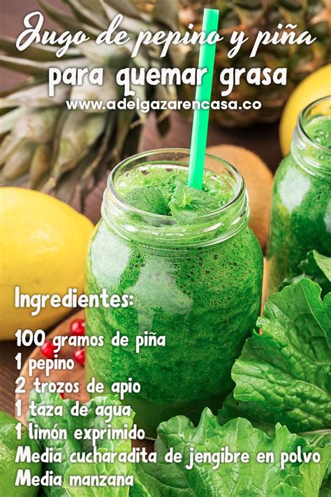 5 Batidos verdes para adelgazar la barriga - Adelgazar en casa | Batidos verdes para adelgazar ...